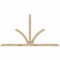 Ekena Millwork Richland Rough Sawn Timber Gable Bracket, Douglas Fir, 108"W x 58"H x 4"D x 4"F, 13/12 Pitch GBW108X58X0404RIC00RDF - alternate 1